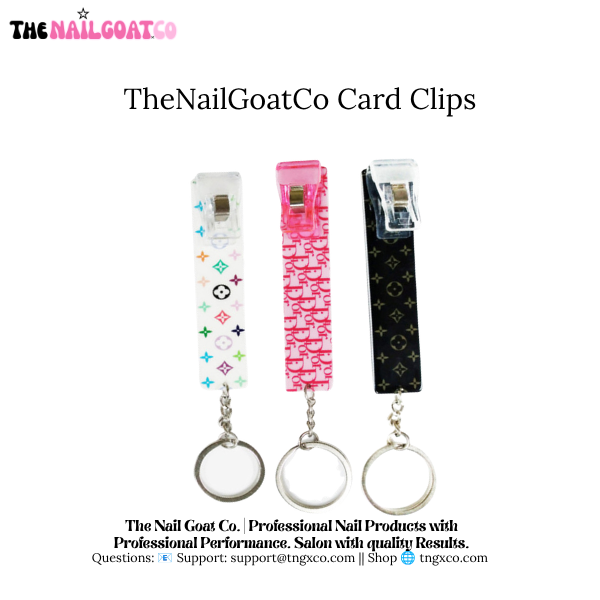 TheNailGoatCo Debit Card Grabber Clip