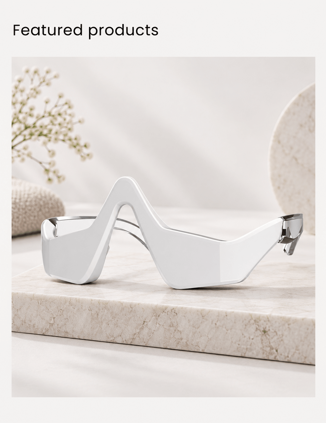 Under-Eye Red Light Therapy Massager - Skin Rejuvenation & Relaxation Device